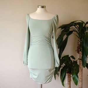Shein Stretch Sage Dress